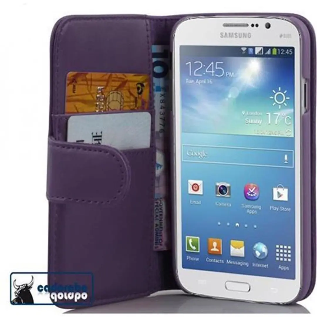 Cadorabo Hoesje geschikt voor Samsung Galaxy MEGA 5.8 in LILA VIOLET