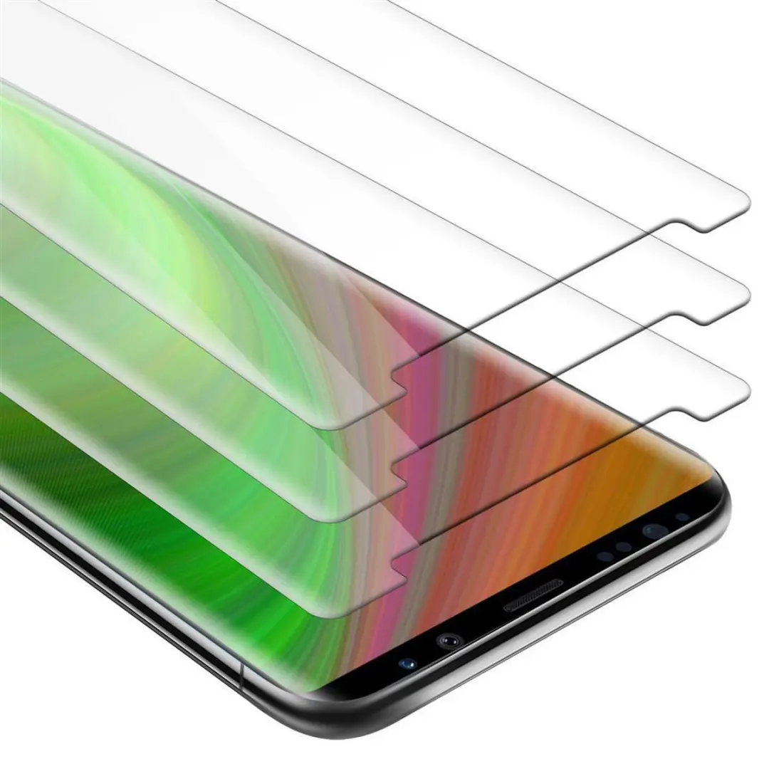Cadorabo 3x Screenprotector geschikt voor Samsung Galaxy NOTE 8