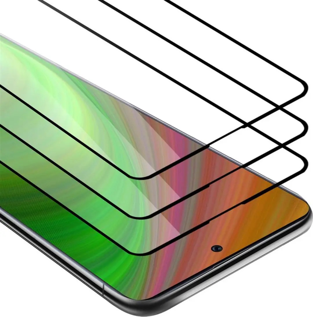 Cadorabo 3x Screenprotector geschikt voor Samsung Galaxy A71 4G Volledig scherm