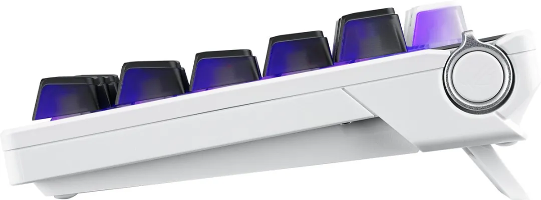 ASUS ROG Azoth X 90MP044F-BKUA30 Toetsenbord - Bedraad & Draadloos - Zwart/Wit