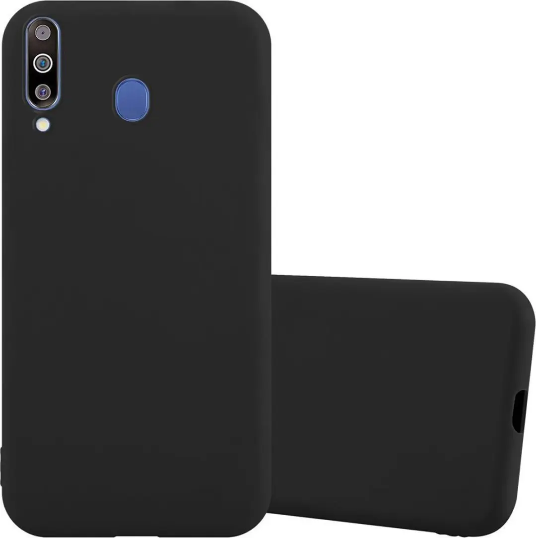 Cadorabo Hoesje geschikt voor Samsung Galaxy M30 / A40s in CANDY ZWART