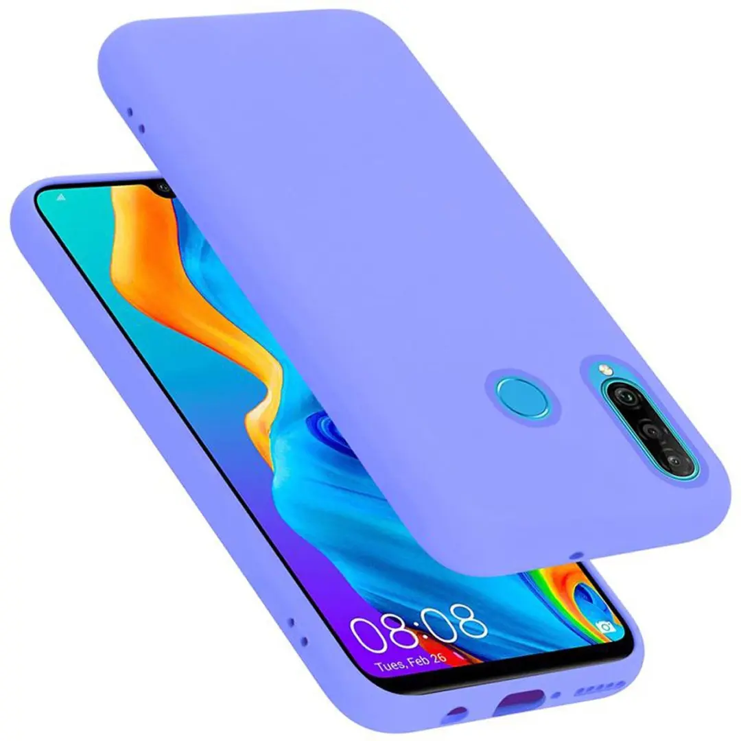 Cadorabo Hoesje geschikt voor Huawei P30 LITE in LIQUID LICHT PAARS