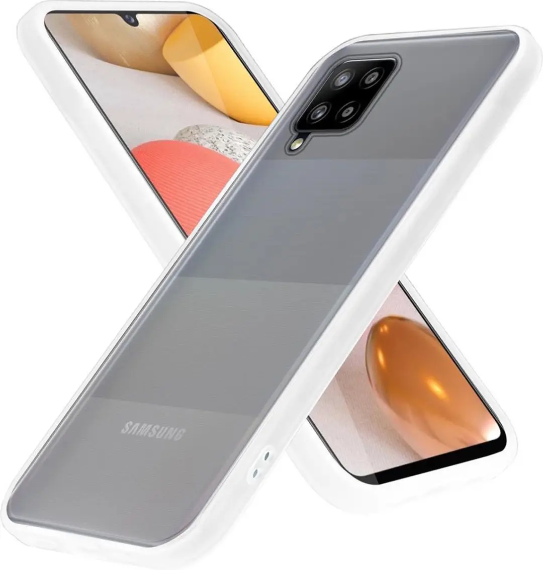 Cadorabo Hoesje geschikt voor Samsung Galaxy A42 5G / M42 5G in Mat Transparant
