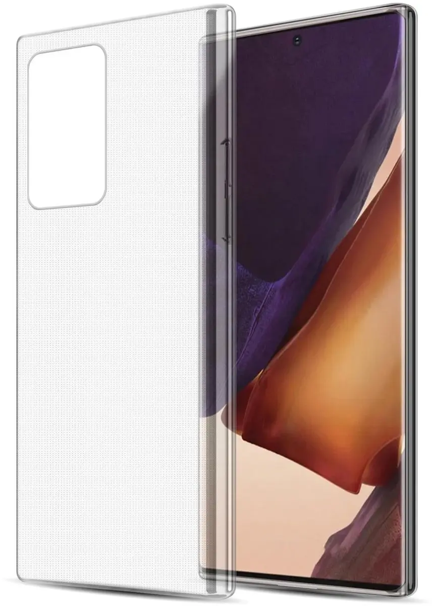 Cadorabo Hoesje geschikt voor Samsung Galaxy NOTE 20 ULTRA in VOLLEDIG TRANSPARA