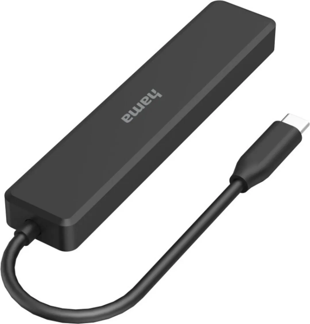 Hama 00200117 USB-C Hub 5-poorts - Antraciet
