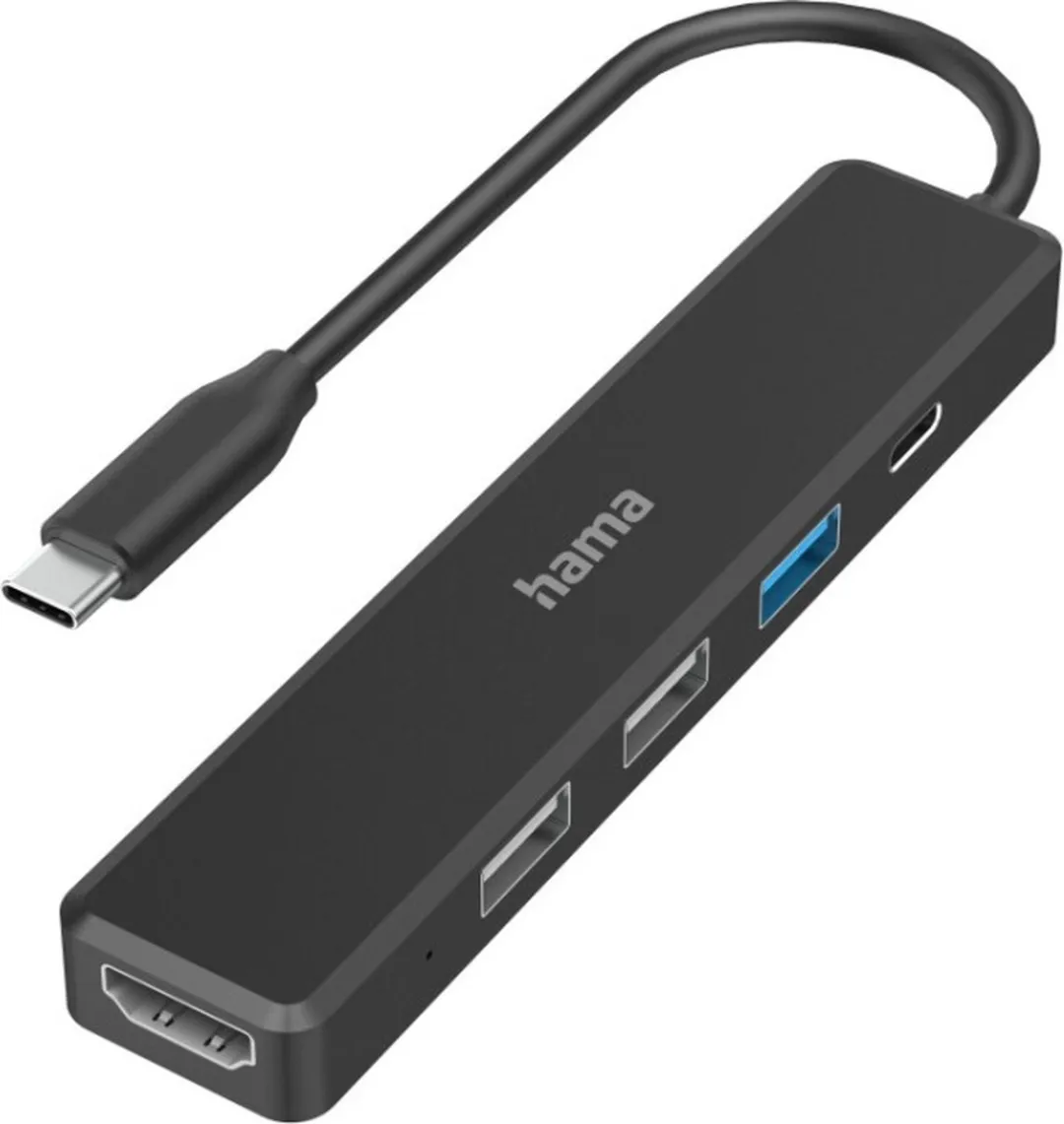 Hama 00200117 USB-C Hub 5-poorts