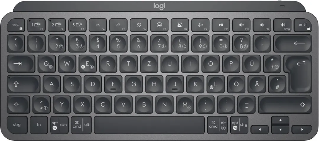 Logitech MX Keys Mini 920-010597 Toetsenbord - QWERTZ Duits - Grafiet