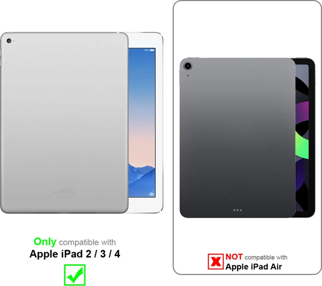 Cadorabo Tablet Hoesje geschikt voor Apple iPad 2 / 3 / 4