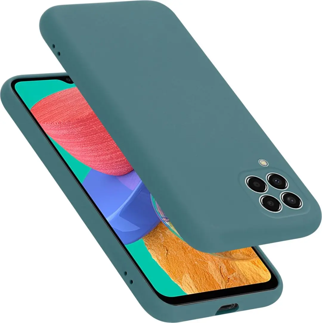 Cadorabo Hoesje geschikt voor Samsung Galaxy M33 5G in LIQUID GROEN
