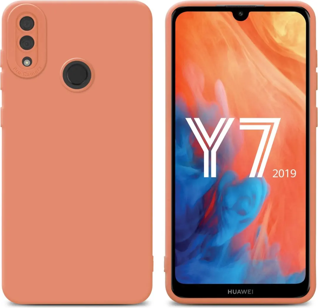 Cadorabo Hoesje geschikt voor Huawei Y7 2019 / Y7 PRIME 2019 in FLUID LICHT ORAN