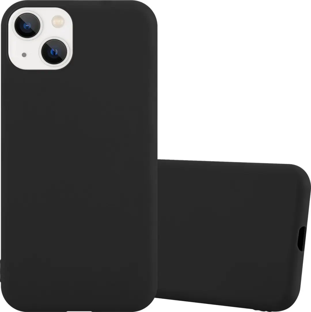 Cadorabo Hoesje geschikt voor Apple iPhone 14 PLUS in CANDY ZWART