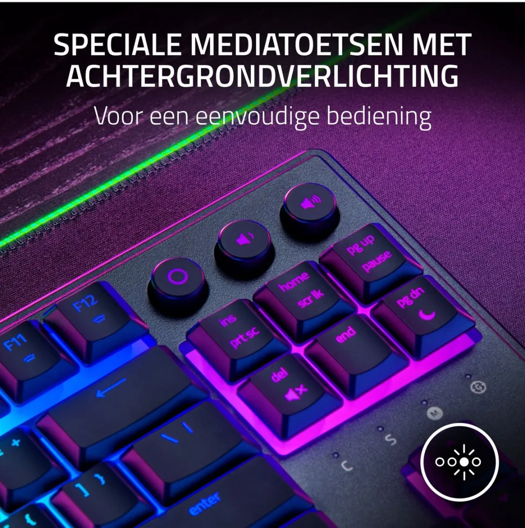 Razer Ornata V3 Tenkeyless - Gaming Toetsenbord - Low Profile - Ergonomisch - RGB - TKL - Qwerty