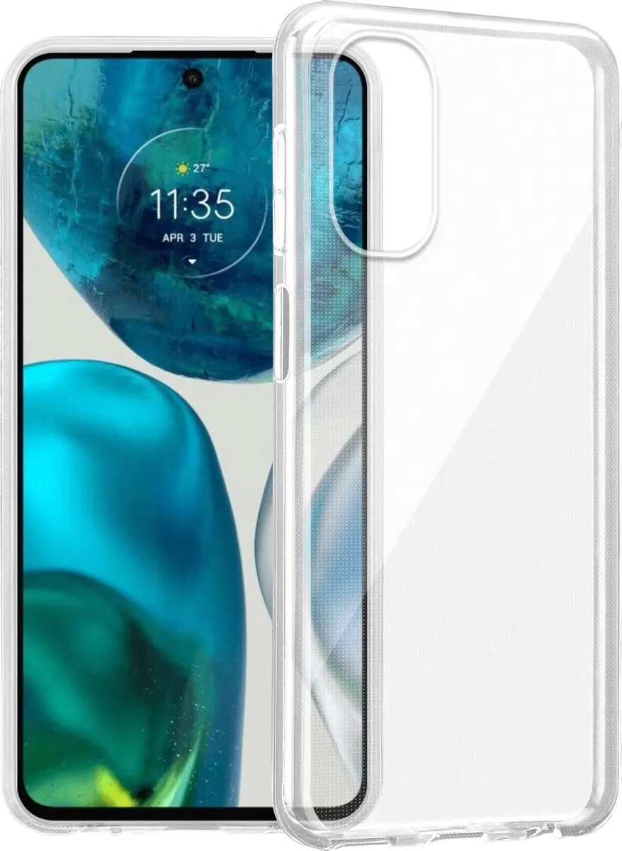 Cadorabo Hoesje geschikt voor Motorola MOTO G52 4G / G82 5G in VOLLEDIG TRANSPAR