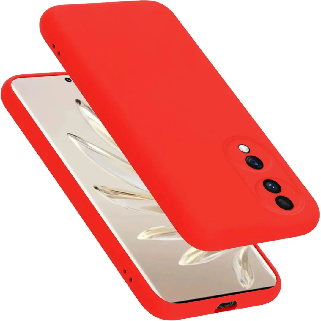 Cadorabo Hoesje geschikt voor Honor 70 in LIQUID ROOD
