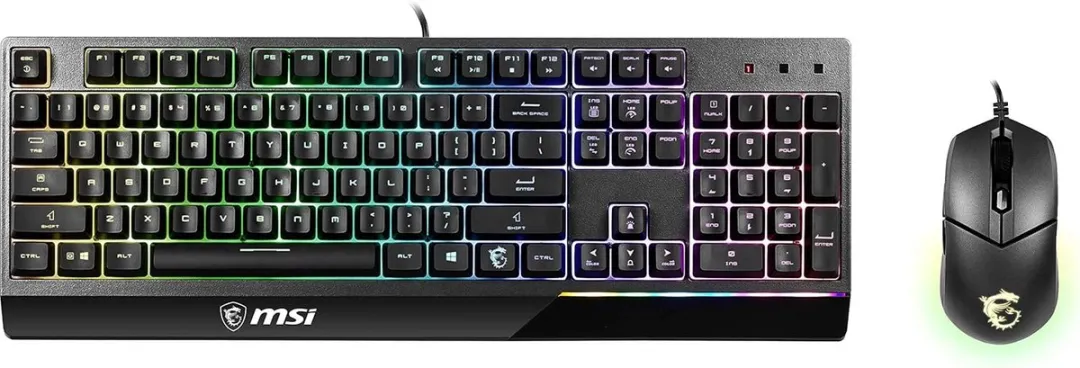 MSI Vigor GK30 Combo - Toetsenbord en Muis - Zwart