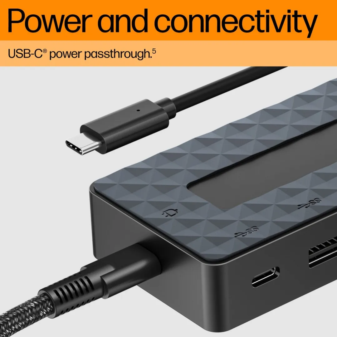 HP Universal USB-C Dock 9H0H9AA#ABB - 65W - USB-C Dockingstation