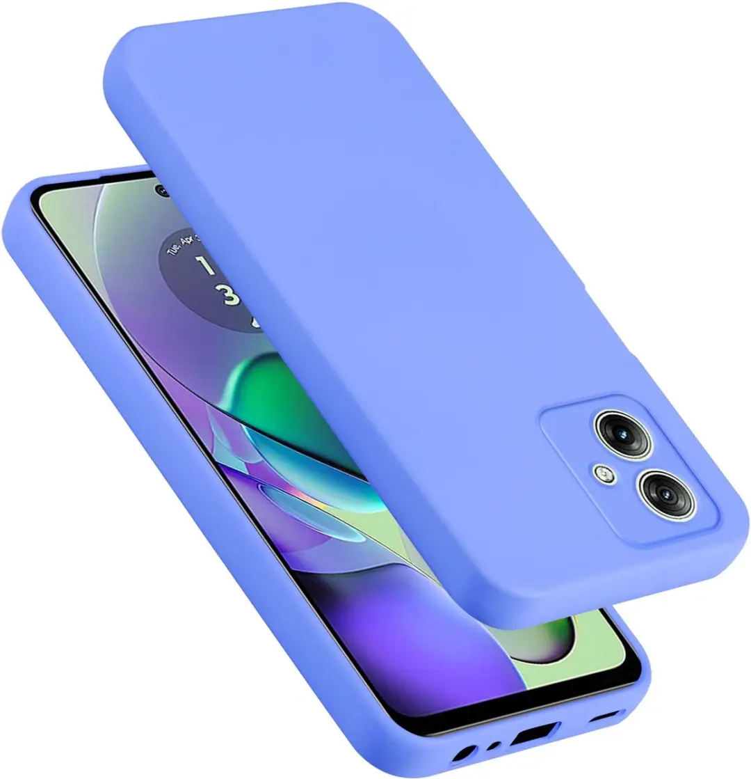 Cadorabo Hoesje geschikt voor Motorola Moto G54 in LIQUID LICHT PAARS