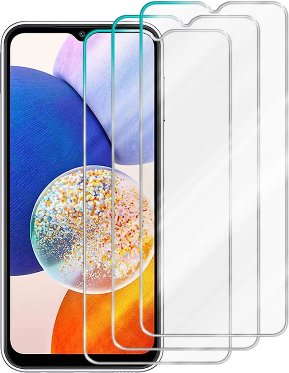 Cadorabo 3x Screenprotector geschikt voor Samsung A14 4G / 5G / M14