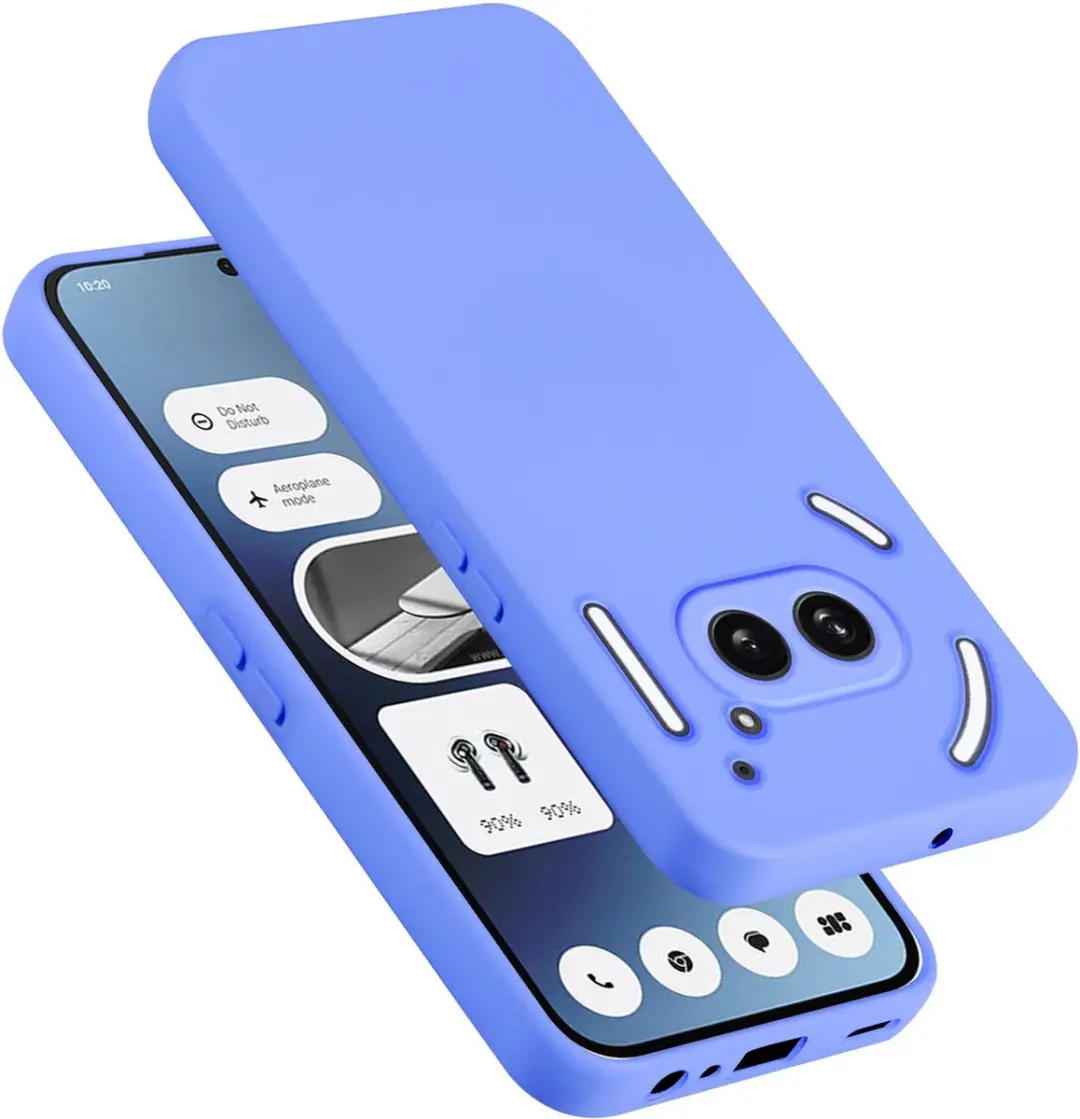 Cadorabo Hoesje geschikt voor Nothing Phone 2a in LIQUID LICHT PAARS