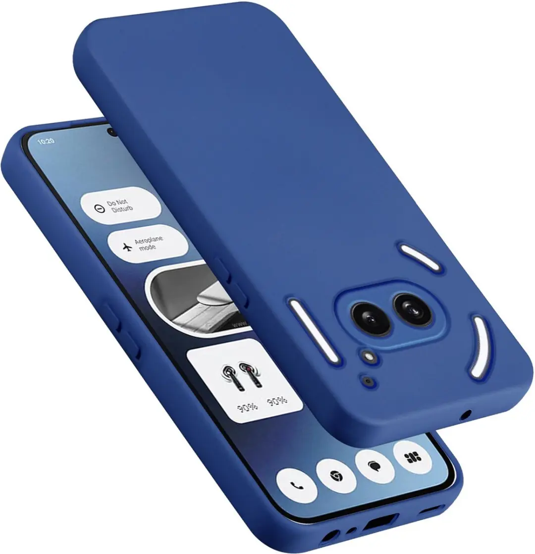 Cadorabo Hoesje geschikt voor Nothing Phone 2a in LIQUID BLAUW