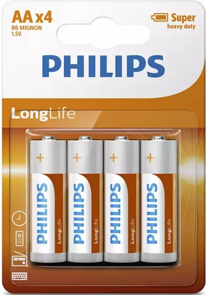 Philips Longlife AA Batterijen
