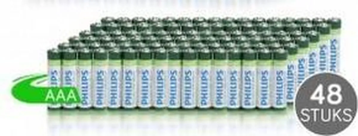 Philips Longlife AA Batterijen - 48 Stuks