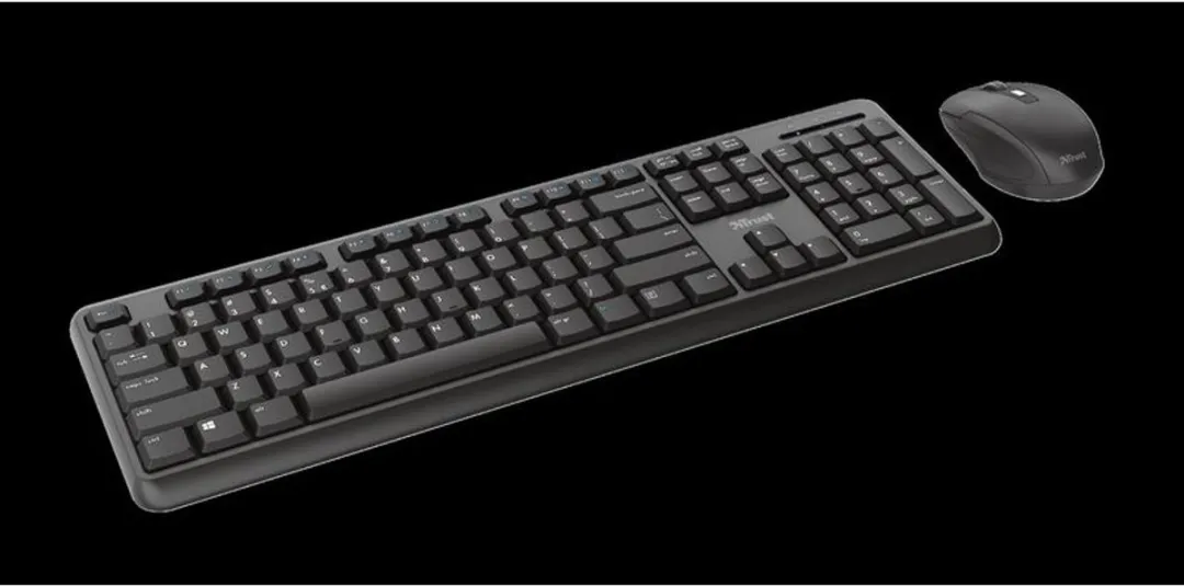 Trust TKM-350 Draadloos Toetsenbord & Muis Set - Zwart