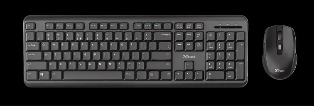 Trust TKM-350 Draadloos Toetsenbord & Muis Set - Zwart