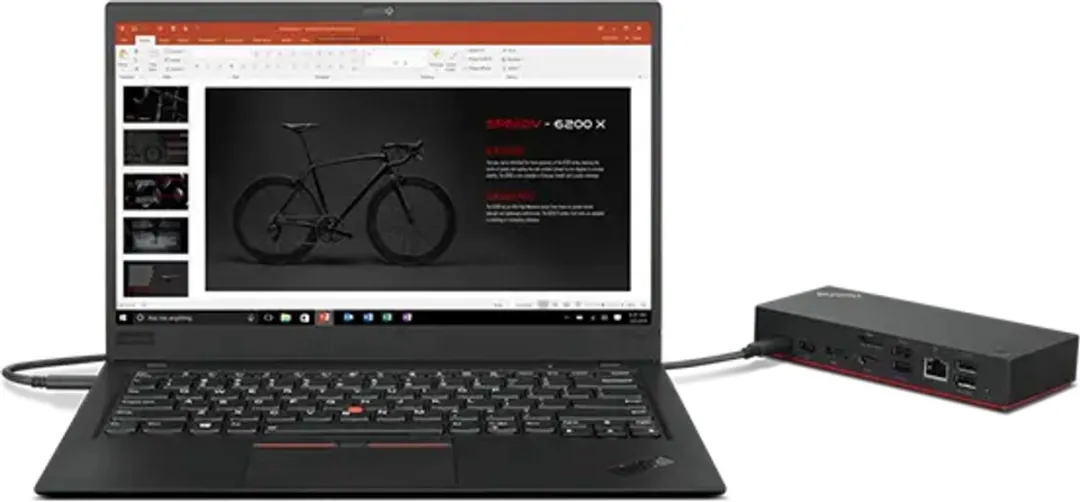 Lenovo ThinkPad Universal USB-C Smart Dock 40B20135EU - USB-C Docking Station - Zwart