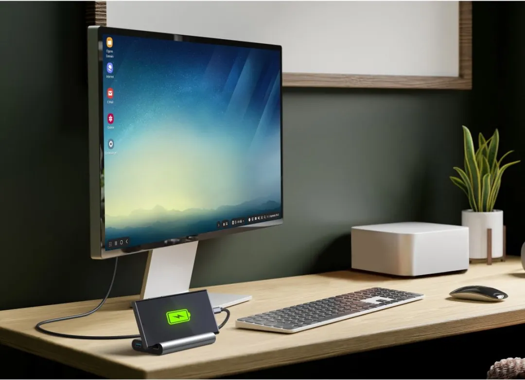 Hama USB-C Multiport Hub 7 Poorten - MPN 00200102 - Grijs