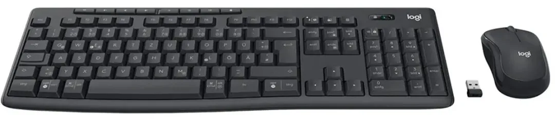 Logitech MK370 Combo for Business QWERTZ - 920-012065 - Zwart