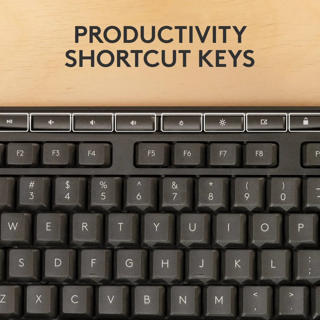 Logitech MK370 Combo for Business QWERTZ - 920-012065 - Zwart