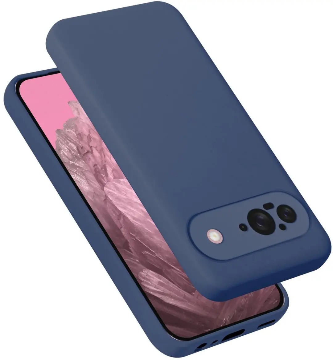 Cadorabo Hoesje geschikt voor Google Pixel 9 in LIQUID BLAUW