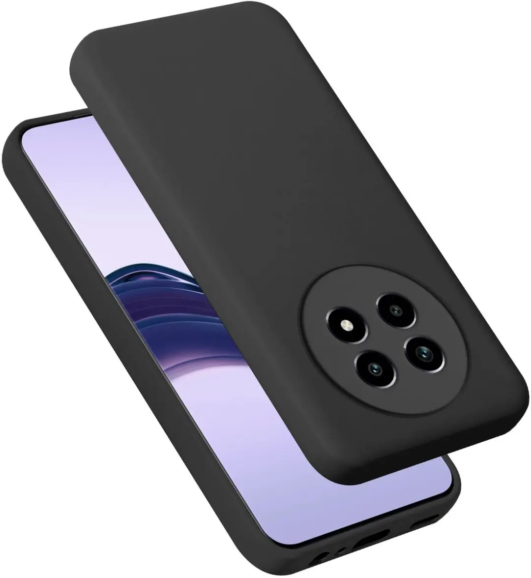 Cadorabo Hoesje geschikt voor Realme 13 PRO 5G in LIQUID ZWART