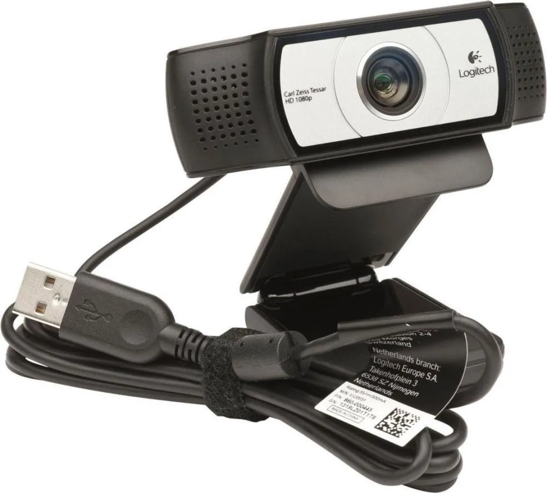 Logitech C930E Full HD Webcam - Zwart