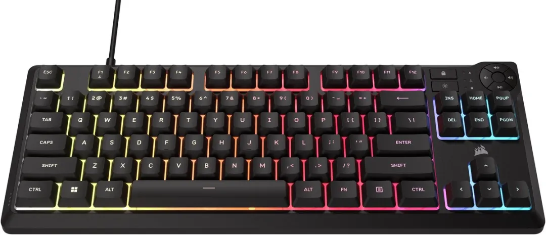 Corsair K55 Core CH-9216065-NA Gaming Toetsenbord - Tenkeyless - US QWERTY - Zwart