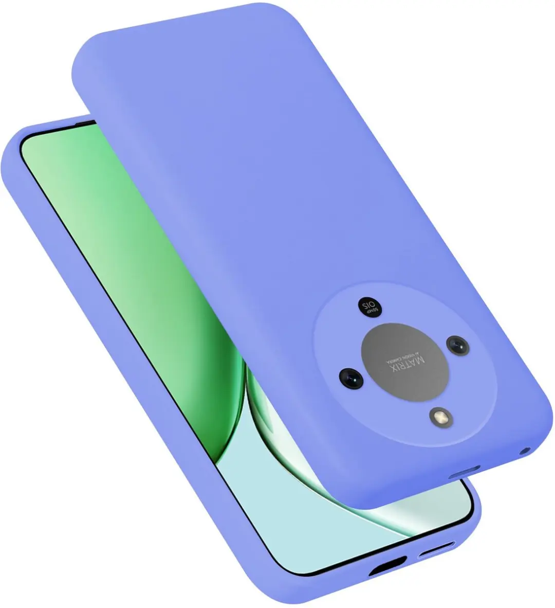 Cadorabo Hoesje geschikt voor Honor X70 Case in Liquid Lichte Paars Beschermhoes