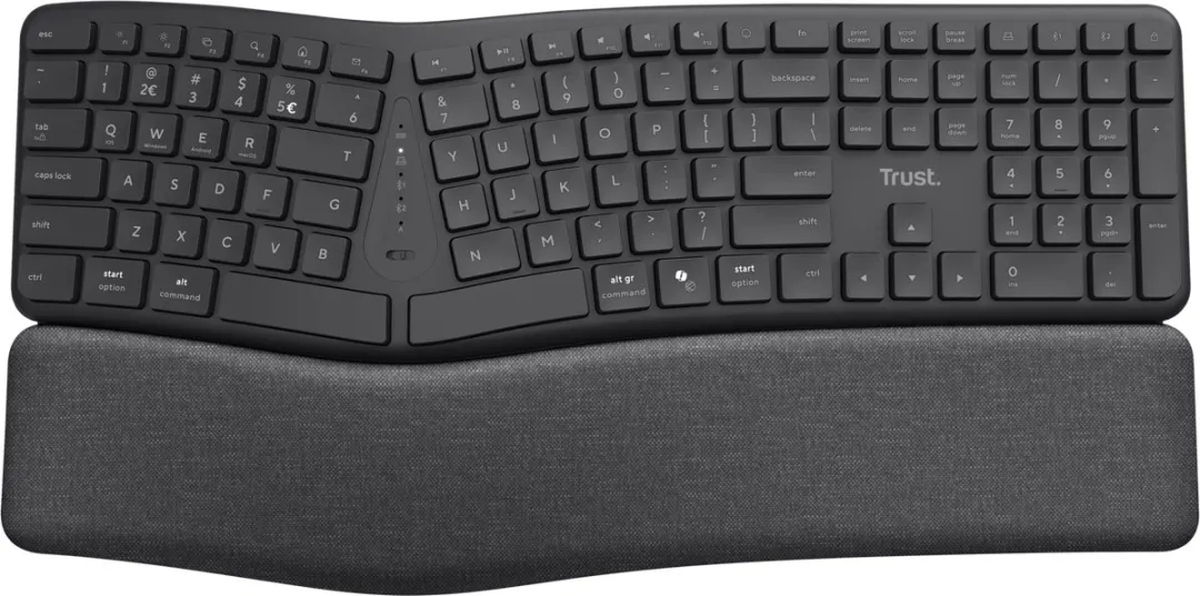 Trust Keyra 25459 Draadloos Toetsenbord - Zwart