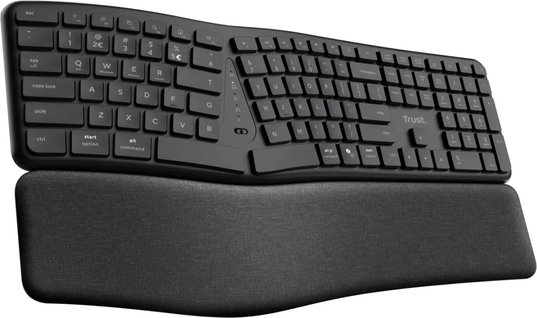 Trust Keyra 25459 Draadloos Toetsenbord - Zwart