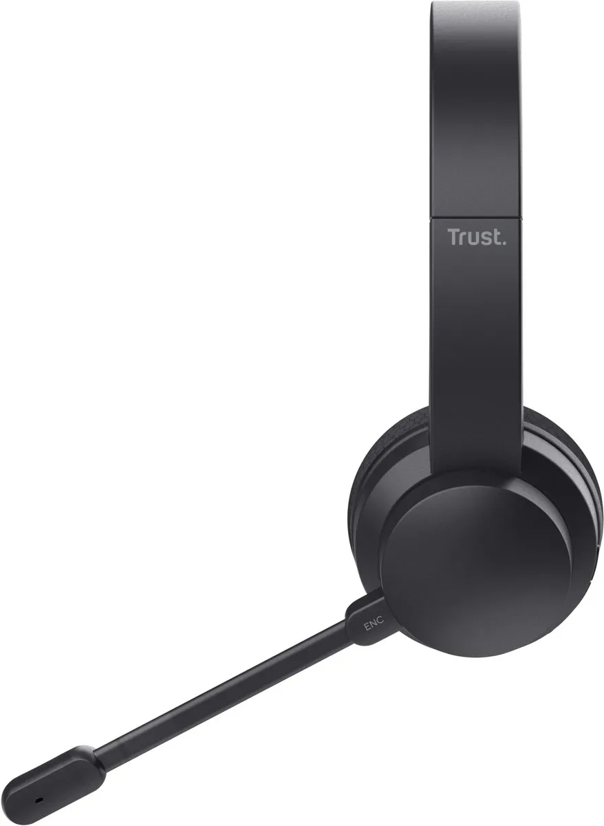 Trust Ayda Draadloze Headset 25463 TRU - Zwart