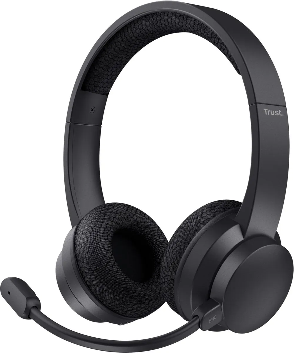 Trust Ayda Draadloze Headset 25463 TRU - Zwart