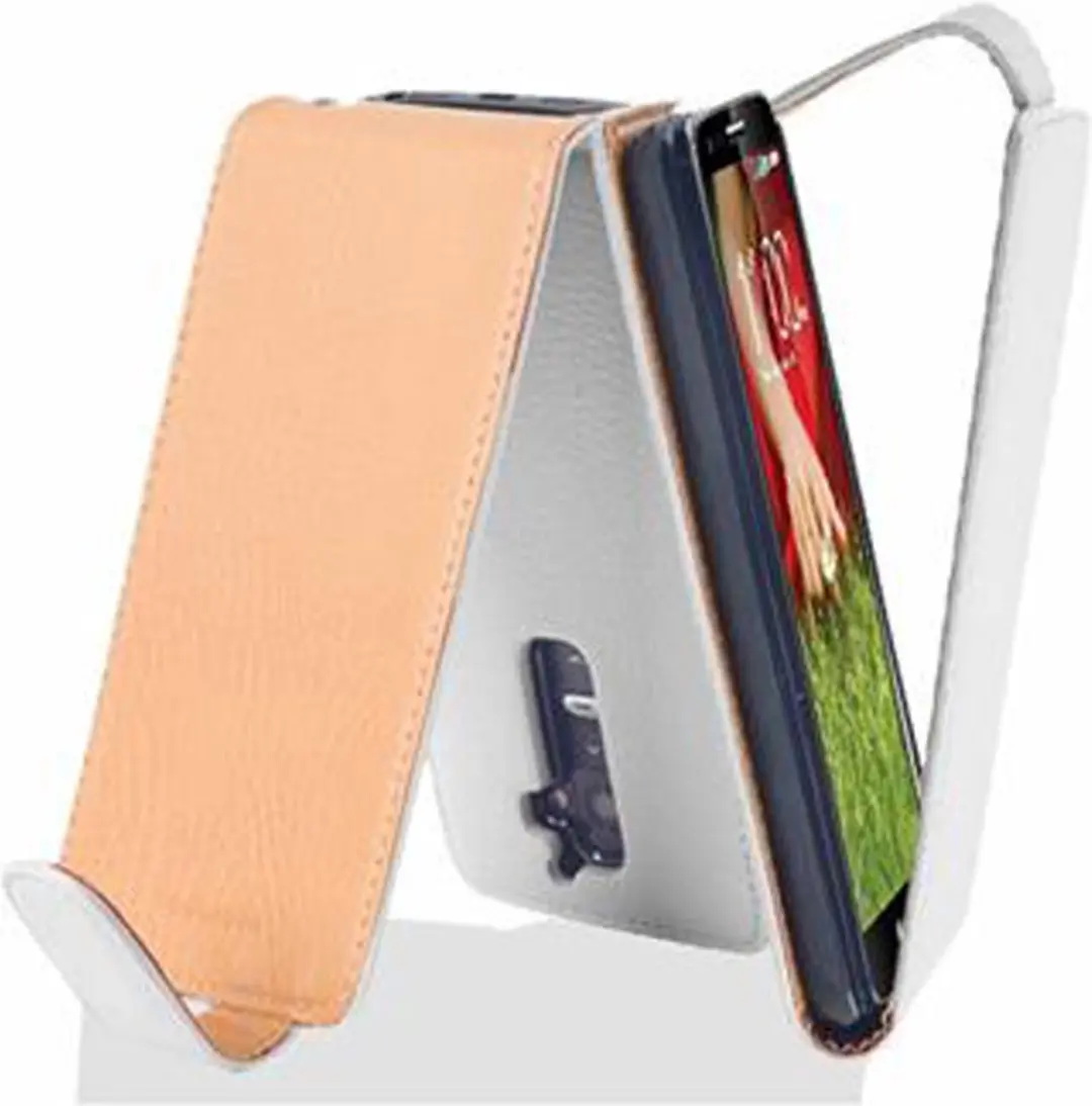 Cadorabo Hoesje geschikt voor LG G2 in MAGNESIUM WIT