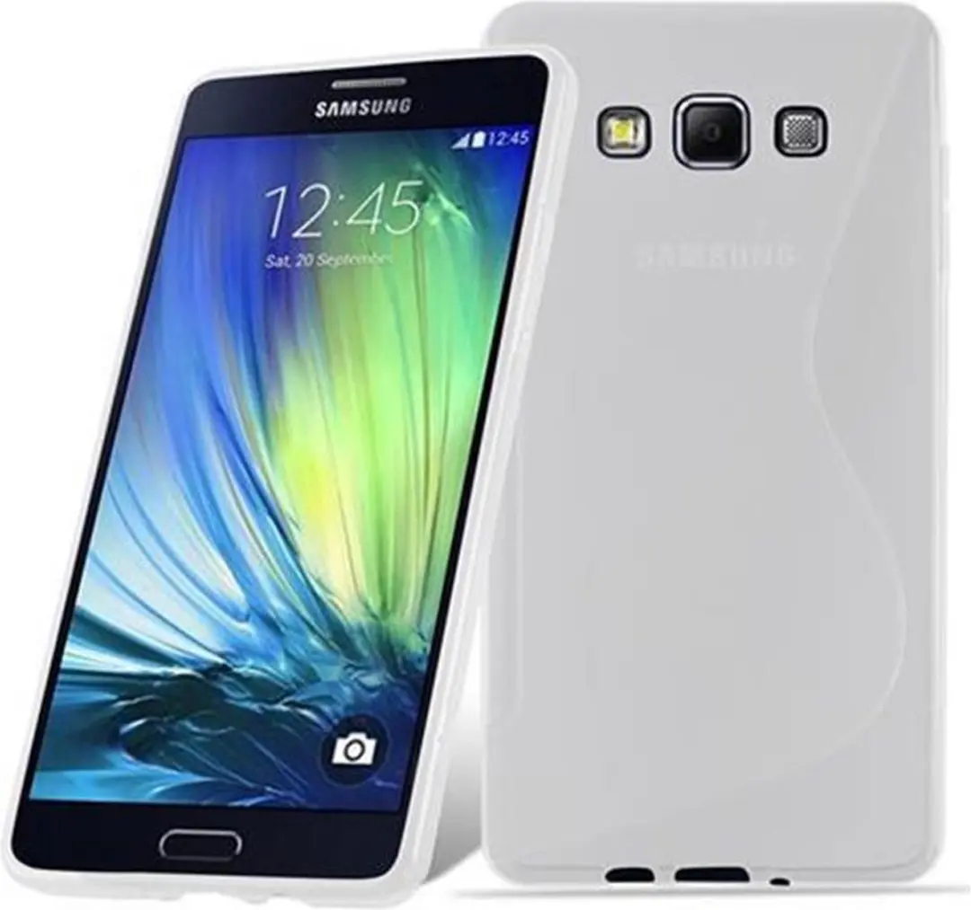 Cadorabo Hoesje geschikt voor Samsung Galaxy A7 2015 in SEMI-TRANSPARANT