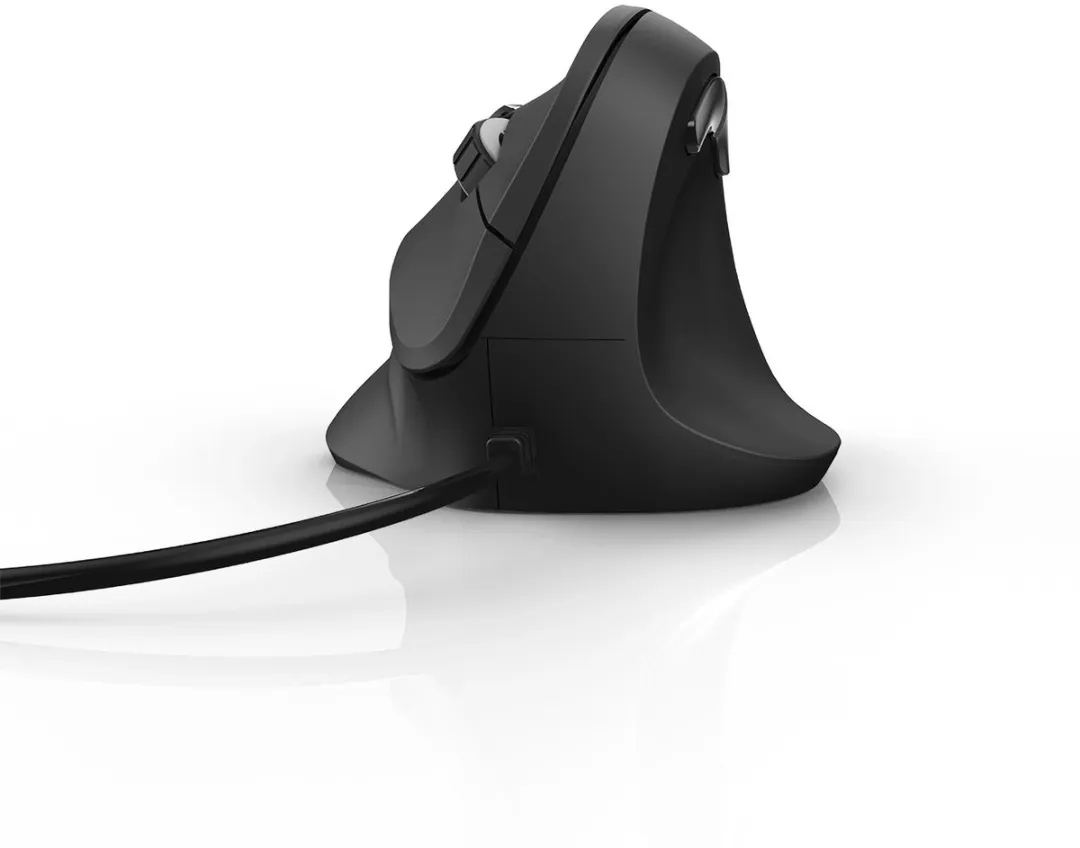 Hama EMC-500 Bedrade Ergonomische Muis - 6 Knoppen - Zwart