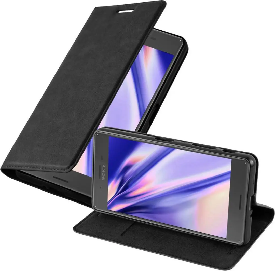 Cadorabo Hoesje geschikt voor Sony Xperia X PERFORMANCE in ZWARTE NACHT