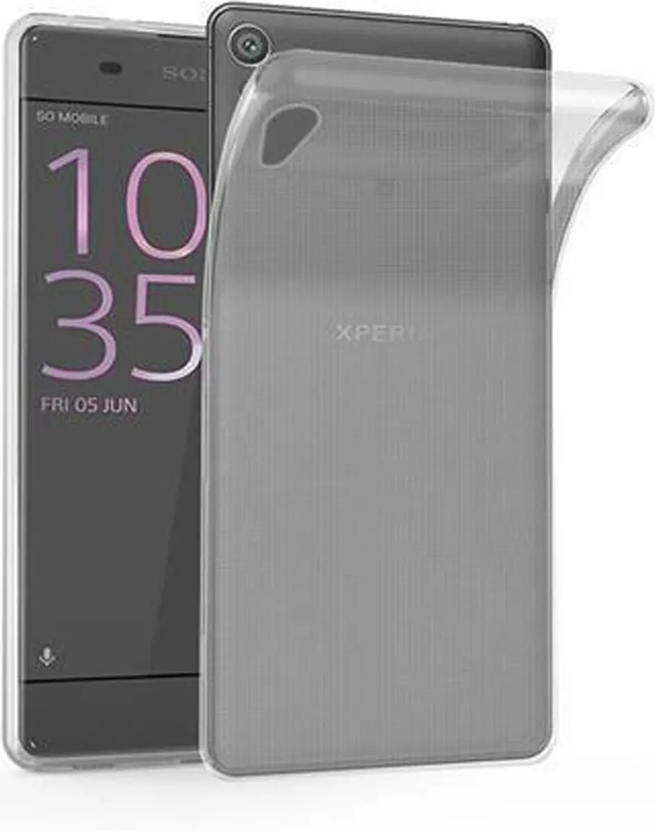 Cadorabo Hoesje geschikt voor Sony Xperia XA1 ULTRA in VOLLEDIG TRANSPARANT