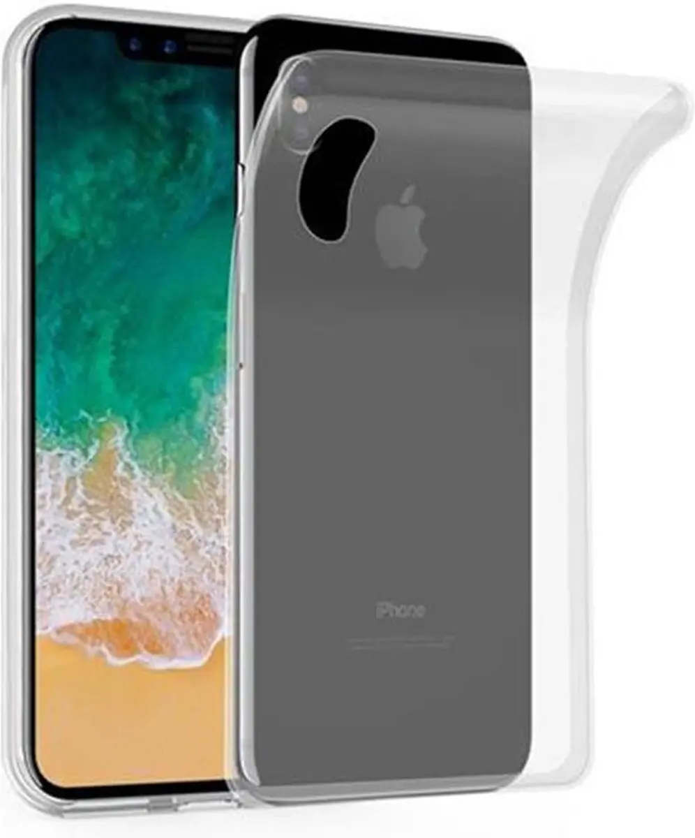 Cadorabo Hoesje geschikt voor Apple iPhone X / XS in VOLLEDIG TRANSPARANT