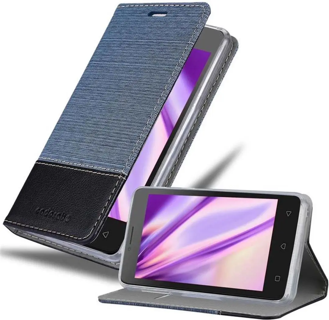 Cadorabo Hoesje geschikt voor Lenovo B in DONKERBLAUW ZWART