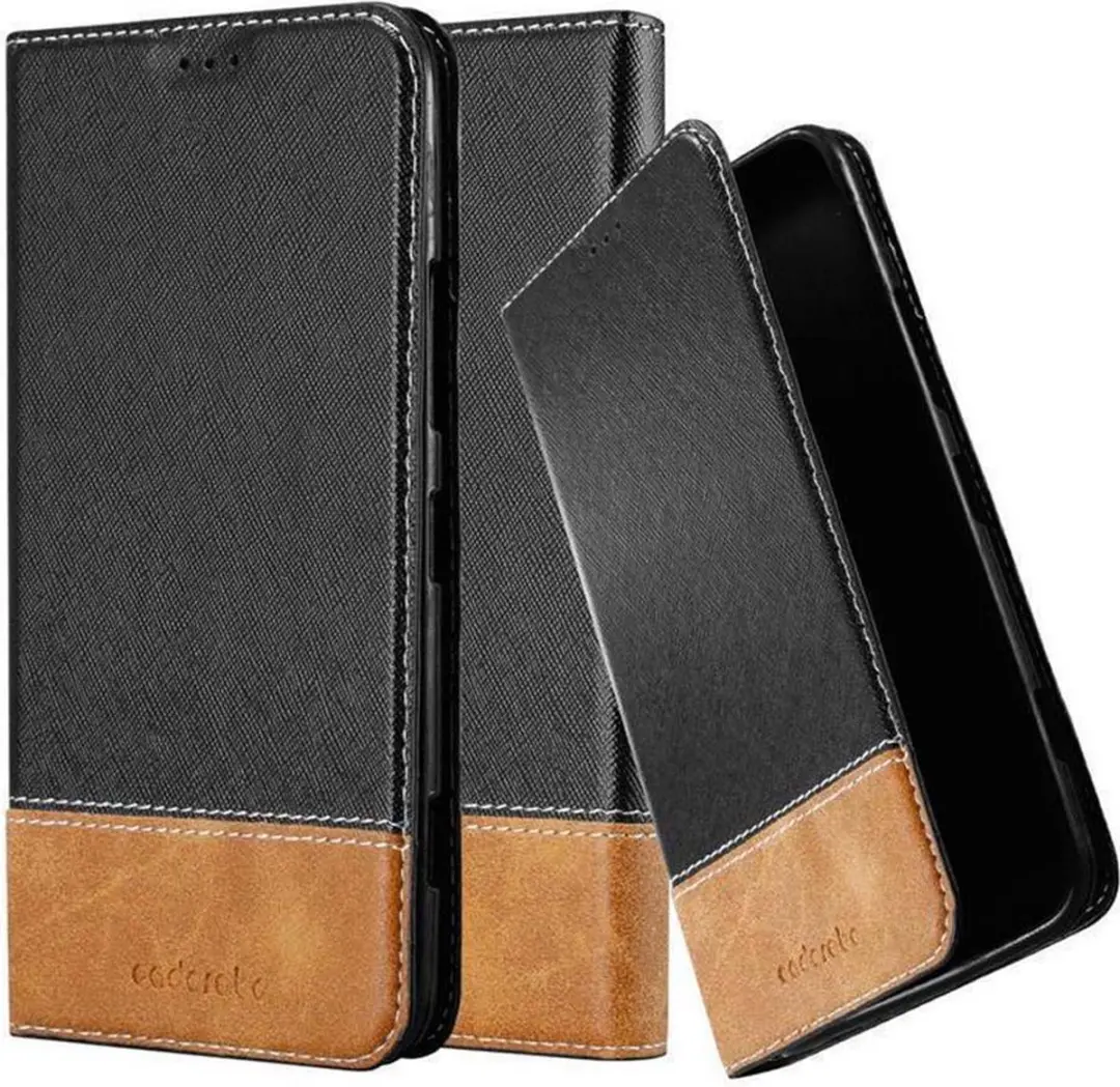 Cadorabo Hoesje geschikt voor Nokia Lumia 1320 in ZWART BRUIN