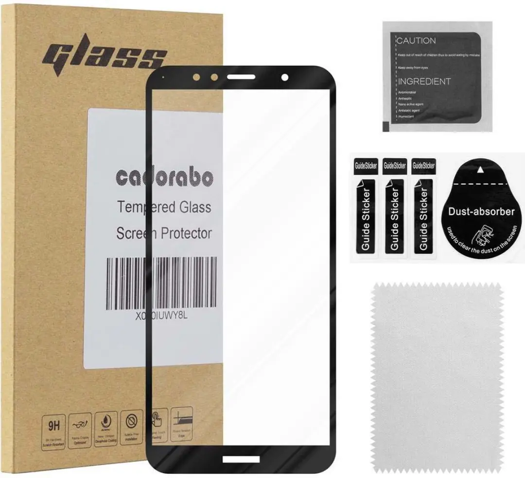 Cadorabo Screenprotector geschikt voor Huawei Y6 PRIME Volledig scherm pantserfo